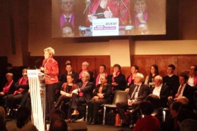  Marie Guite Dufay a choisi Dijon pour son dernier grand meeting